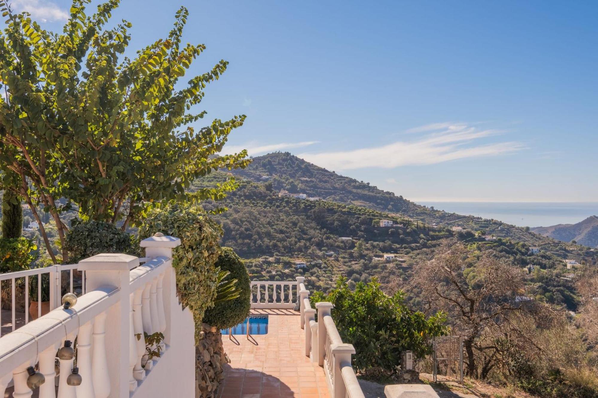 Casa La Siesta Villa With Magical View Own Pool Màlaga Exteriér fotografie