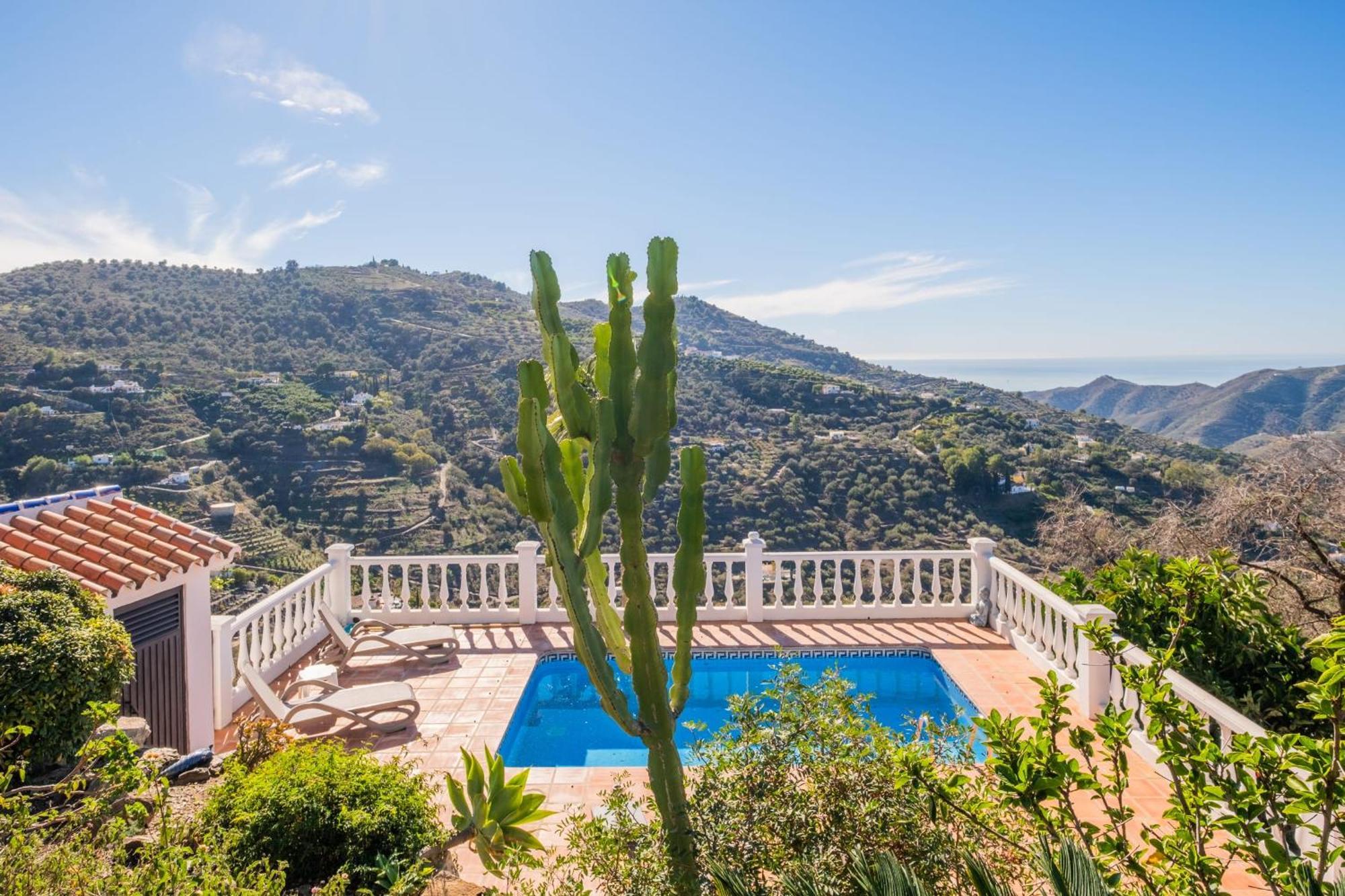 Casa La Siesta Villa With Magical View Own Pool Màlaga Exteriér fotografie