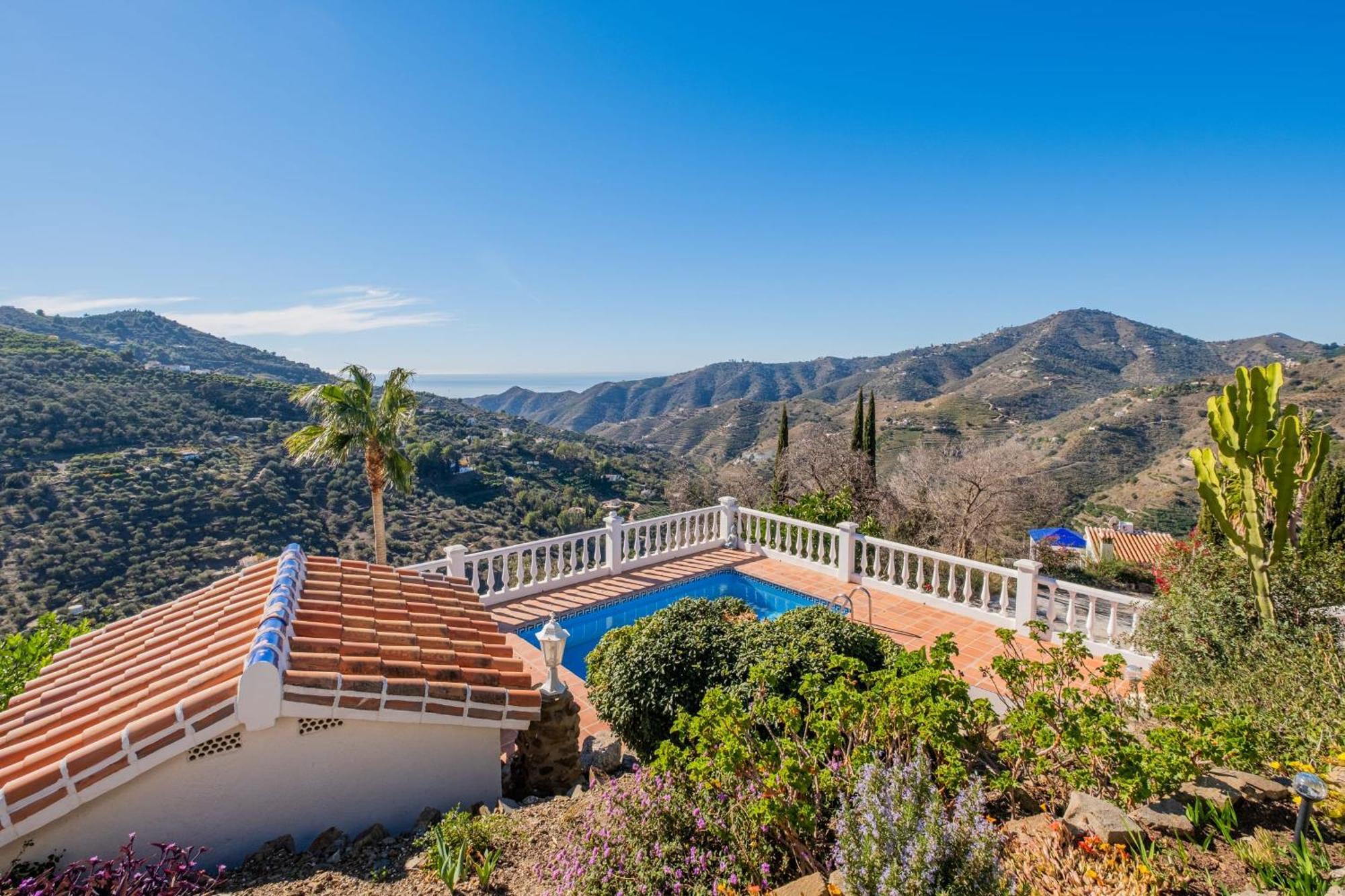 Casa La Siesta Villa With Magical View Own Pool Màlaga Exteriér fotografie